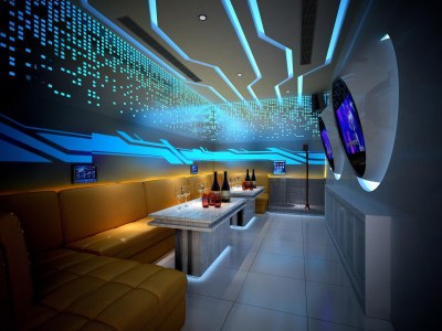 现代中包科技主题KTV3D模型下载